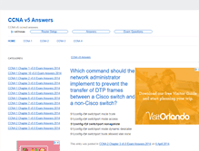 Tablet Screenshot of ccna-v5-answers.com